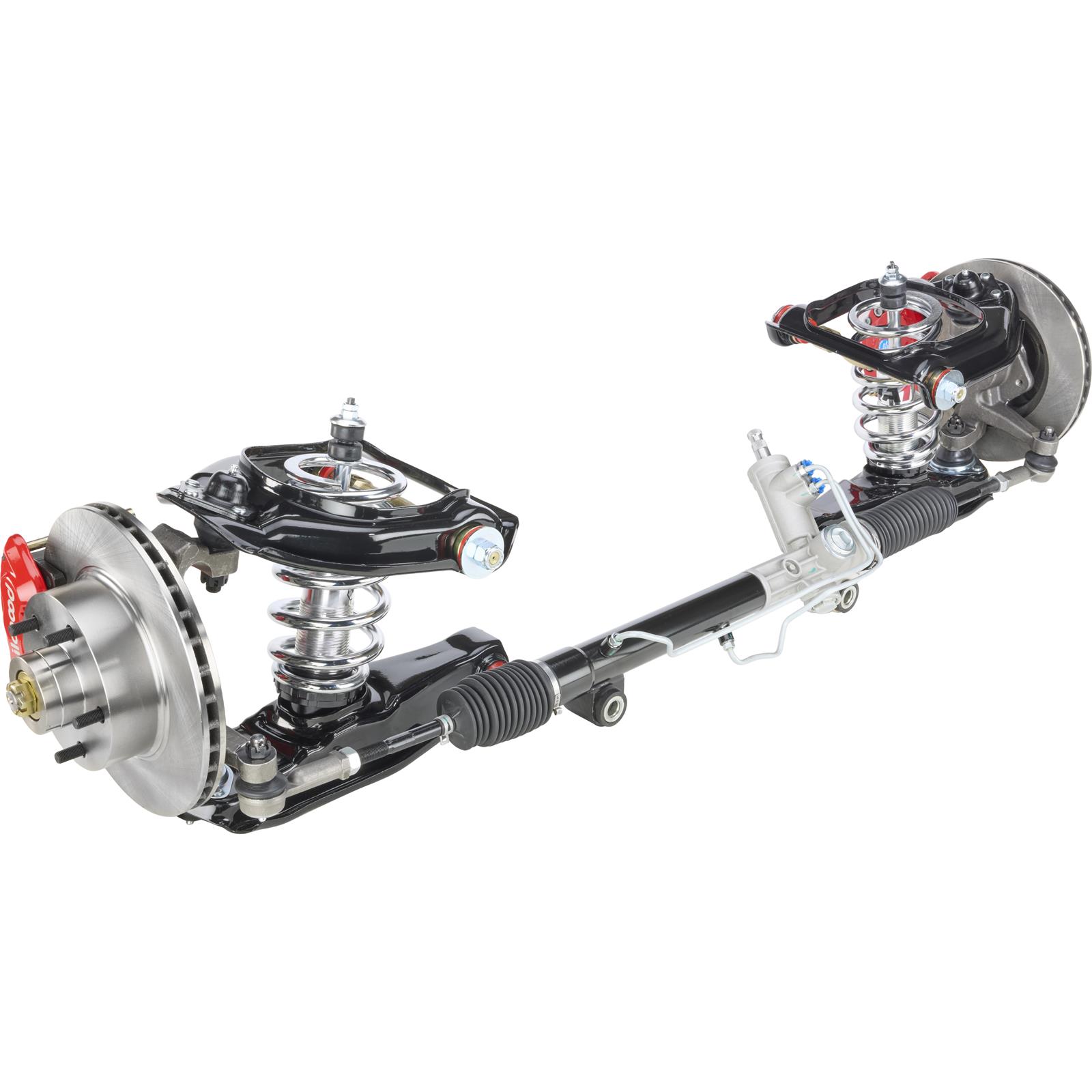 Mustang II IFS Control Arm Kit Drop Spindles W/ Wilwood Calipers