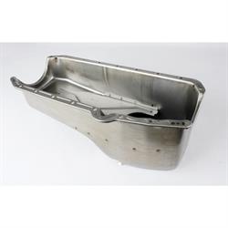 1955-79 Small Block Fits Chevy Raw Oil Pan Left Side Dipstick