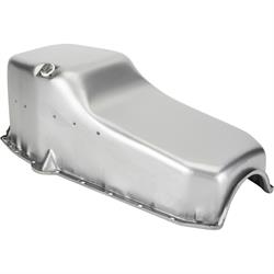 1957-79 Small Block Chevy Raw Oil Pan, Left Side Dipstick