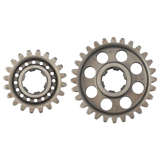 Winters 8537 Quick Change Gear Set - 10 Spline, 4.12 & 4.86 Ratios, Polished Steel For Racing Applications