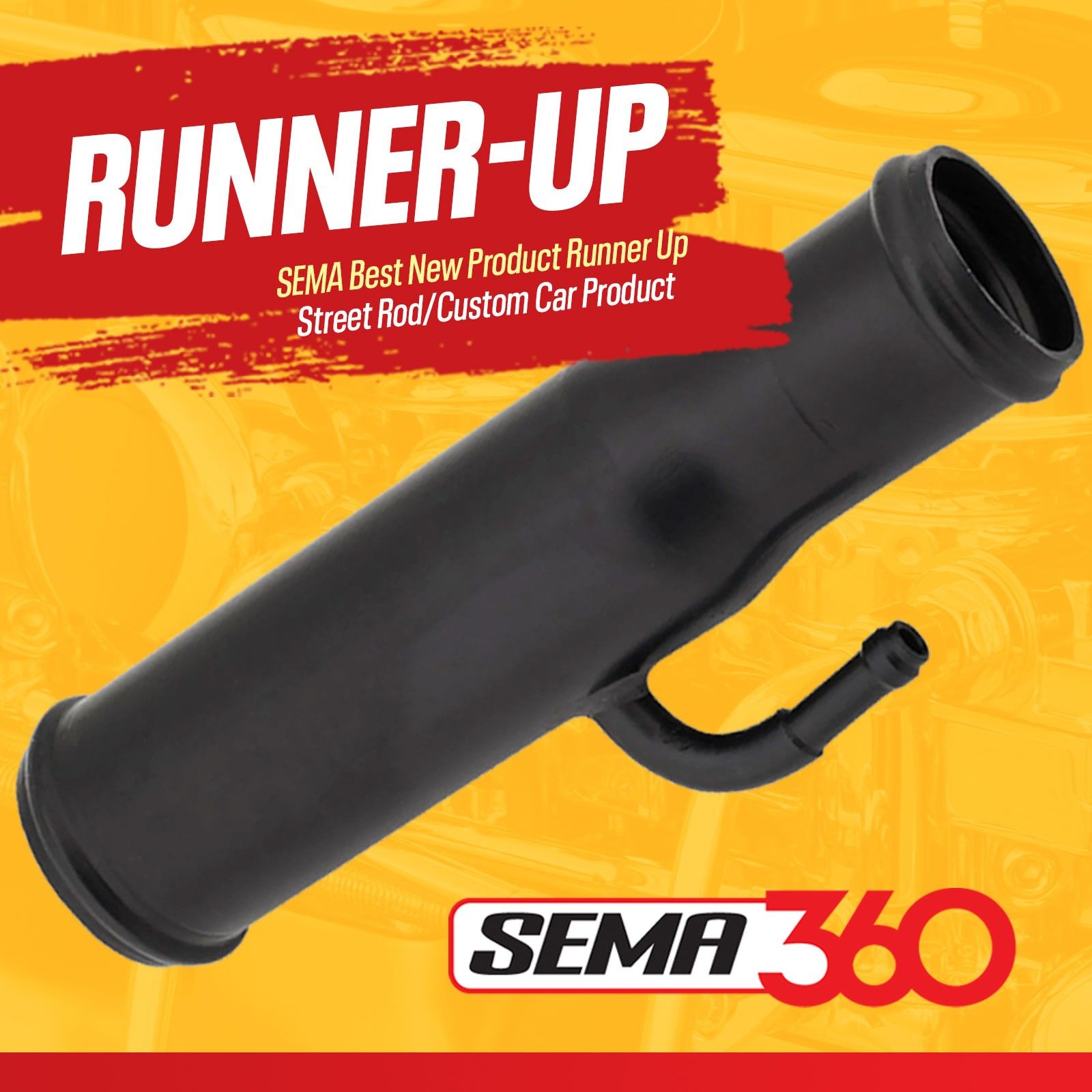 LS Swap Radiator Hose Adapter w/ Steam Port, 1.5 Inch 1.25 Inch