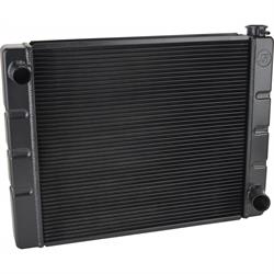Speedway Chevy SBC/BBC Aluminum Radiators, Universal Fit, Black