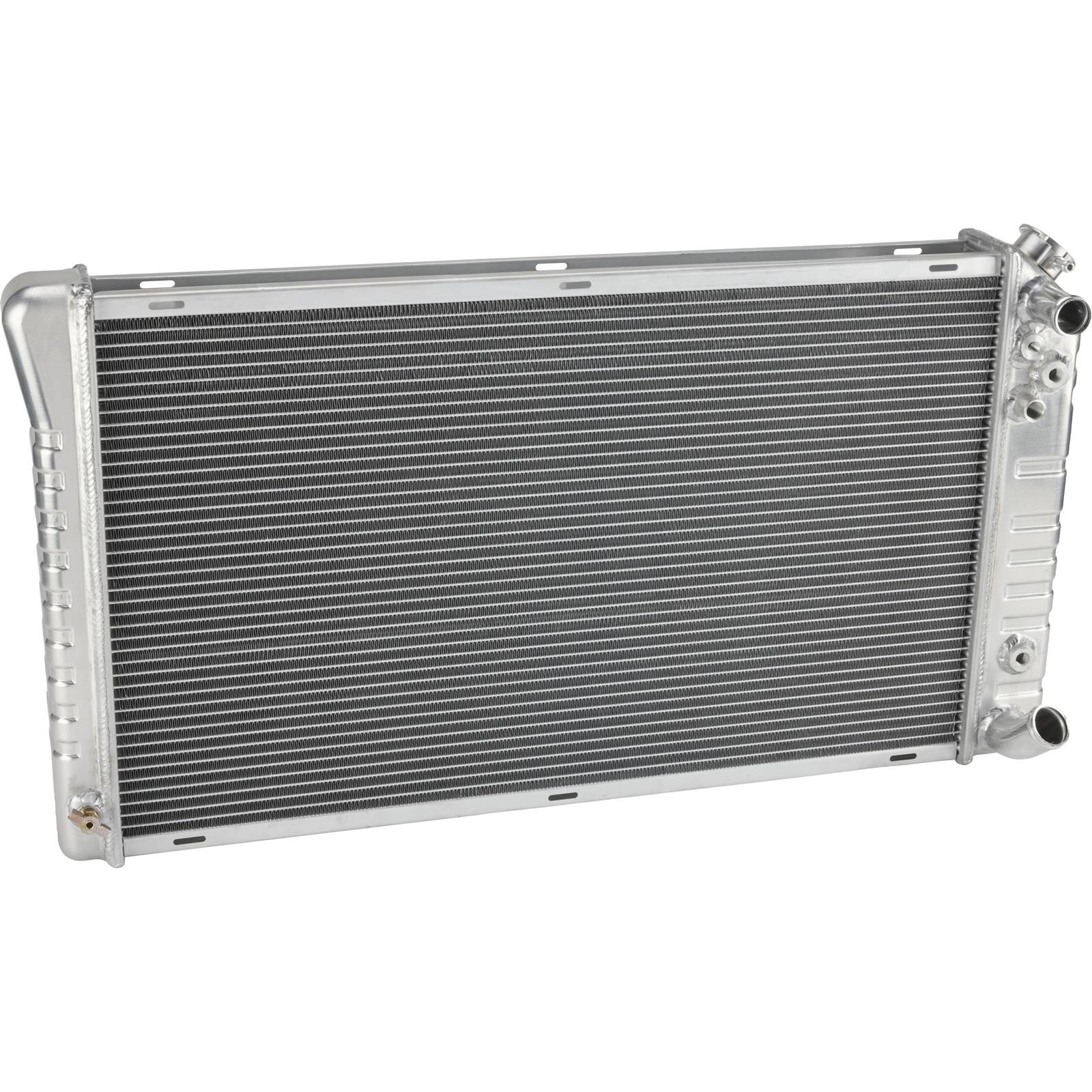 Windy Radiator WindChill® 67–72 C10 LS Aluminum 3-Row Radiator w/ Cooler, Plain