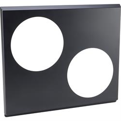 Black Aluminum Dual Fan Shroud For Speedway Motors Radiators