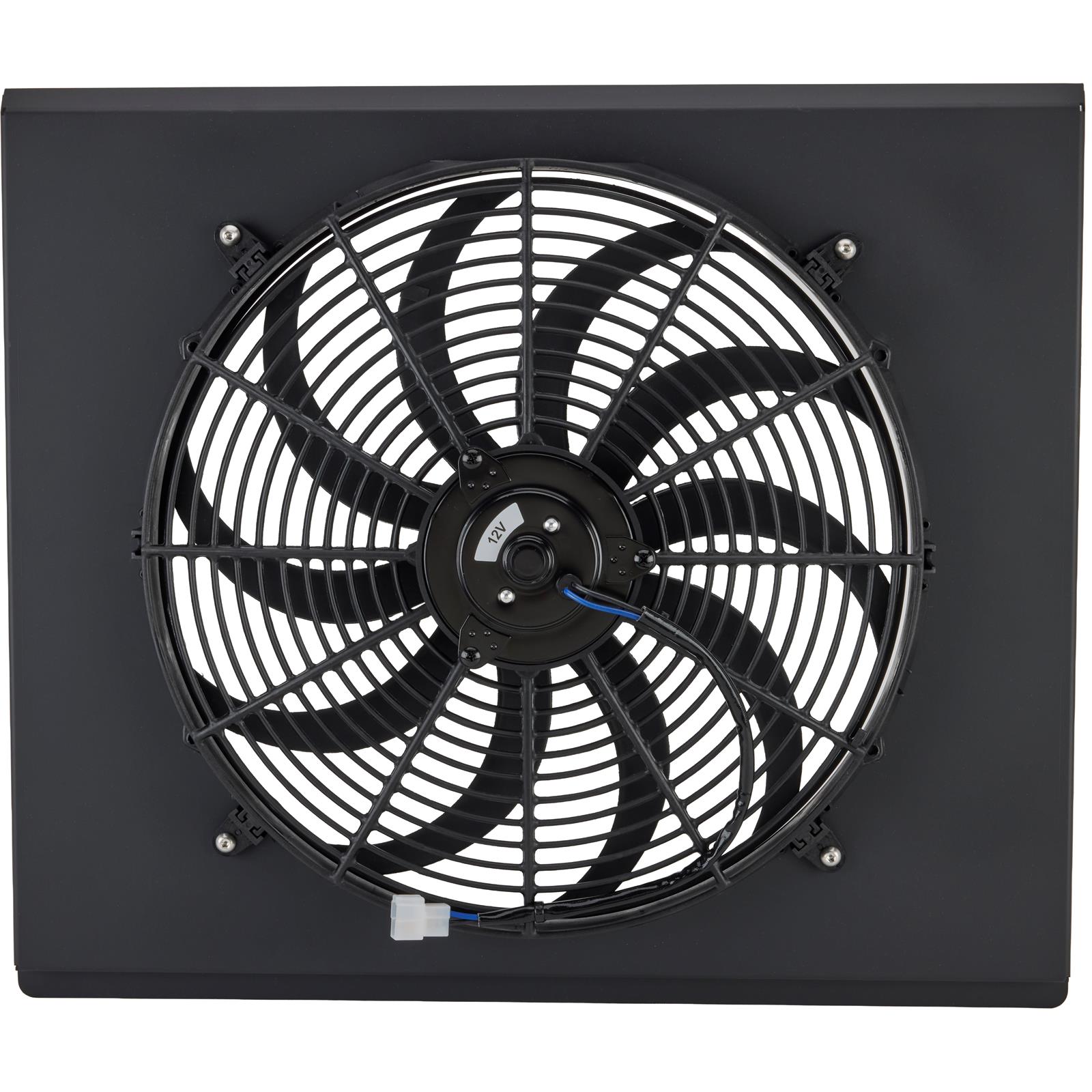 Single Electric Fan & Black Shroud Kit, 31-Inch