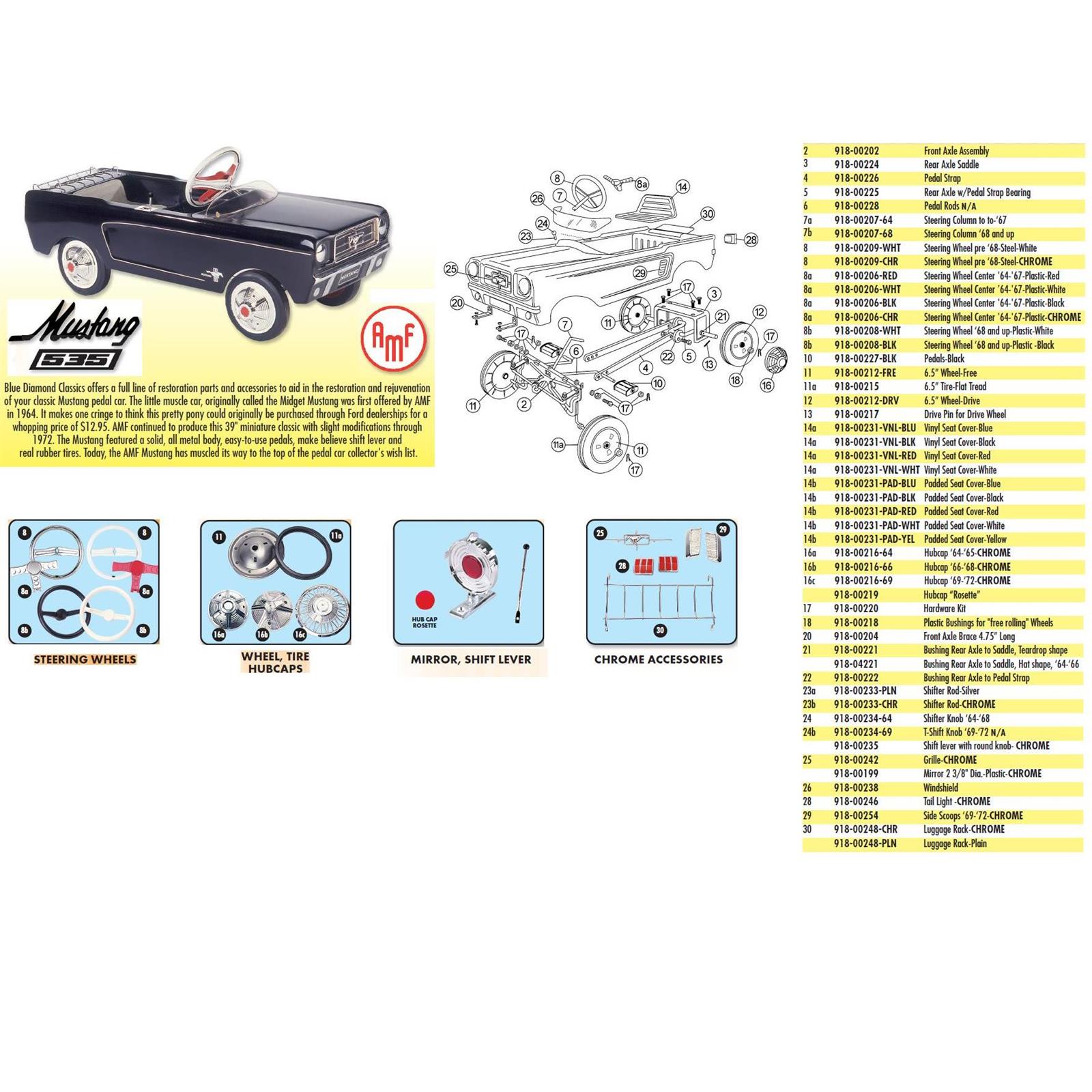 AMF Pedal Car Hardware Kit Pedal Car Parts Outdoor Toys & Structures US