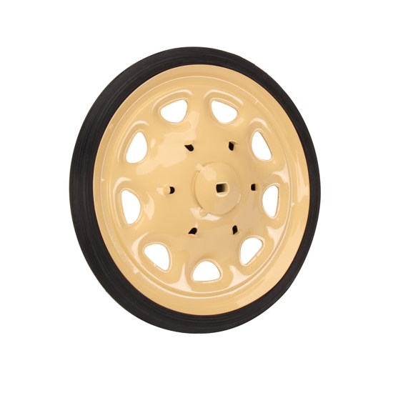Pedal Car Steelcraft Artillary Wheel w/Tire, 71/2 Inch O.D., 7/16 Inch