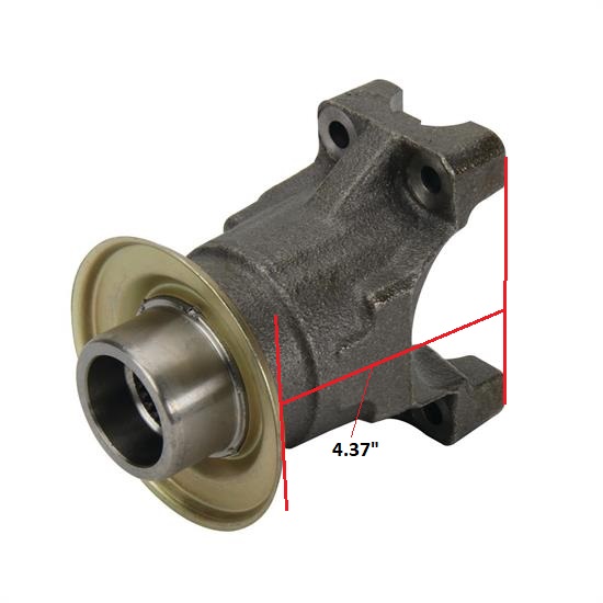 Ford 9 Inch Long Wide Steel Yoke, 11/8 Inch Cap Diameter