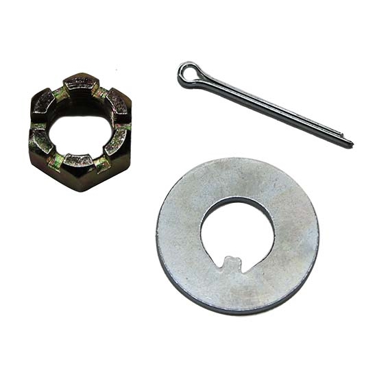 Replacement Spindle Nut/Keyed Washer and Pin Set, Camaro/Nova, Each