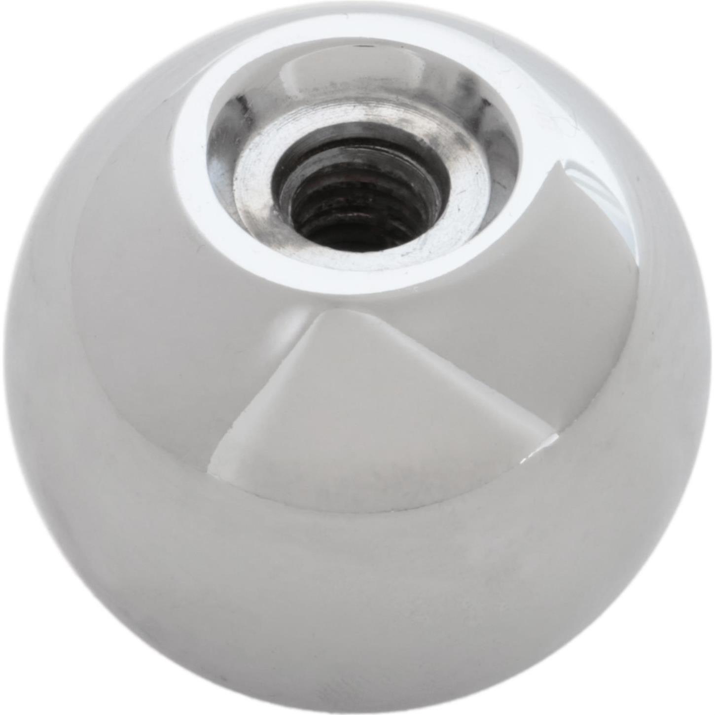 Classic Headquarters W113A Chrome Shifter Knob, 3/8 Inch Hurst