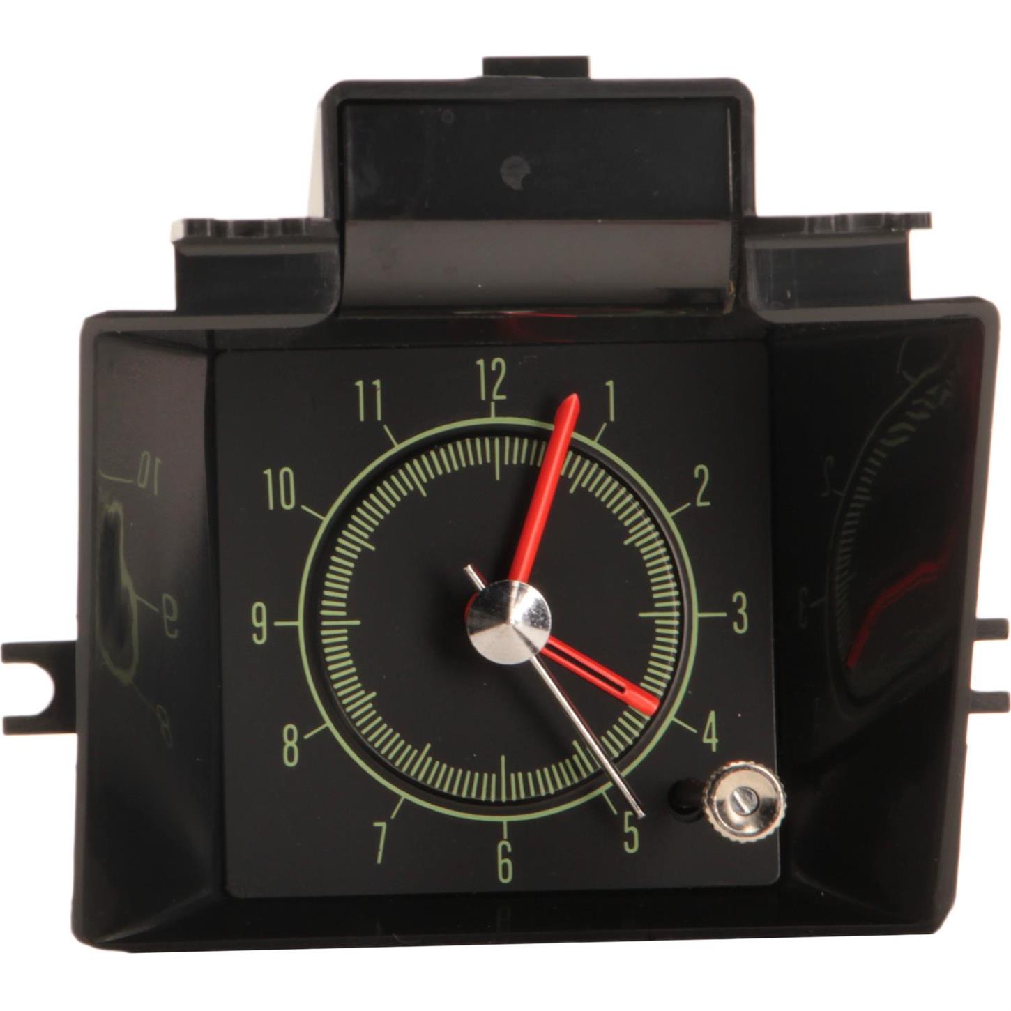 CHQ W464 Reproduction InDash Panel Clock for 1969 Camaro