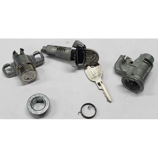 Classic Auto Locks CL124 Glove Box/Trunk Lock Set w/Key, 7073 Camaro