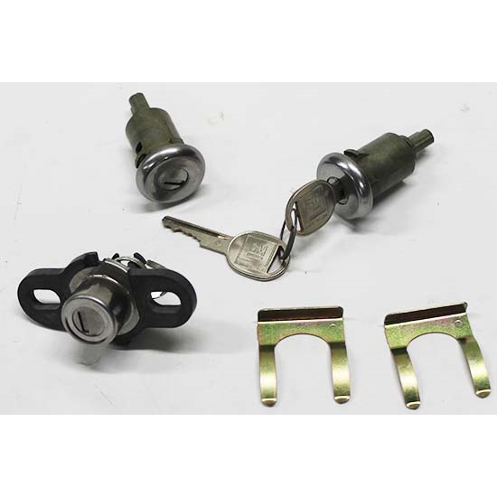 Classic Auto Locks CL138 Door/Trunk Lock Set w/Key for 197477 Camaro