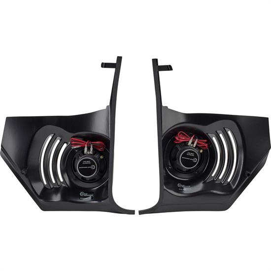 Custom Autosound KCHV646 Speaker Kick Panels, 196466 Chevelle, Pair