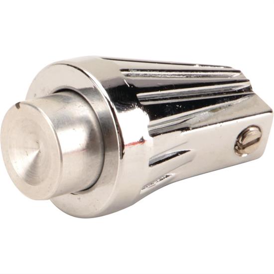 Keen Parts 110149 Chrome Windshield Wiper Knob w/Washer Button, Each