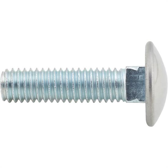 Steel Chrome Bumper Bolt, 3/816 Inch Thread, 11/2 Inch Long