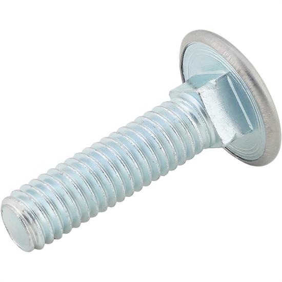 Steel Chrome Bumper Bolt, 3/816 Inch Thread, 11/2 Inch Long