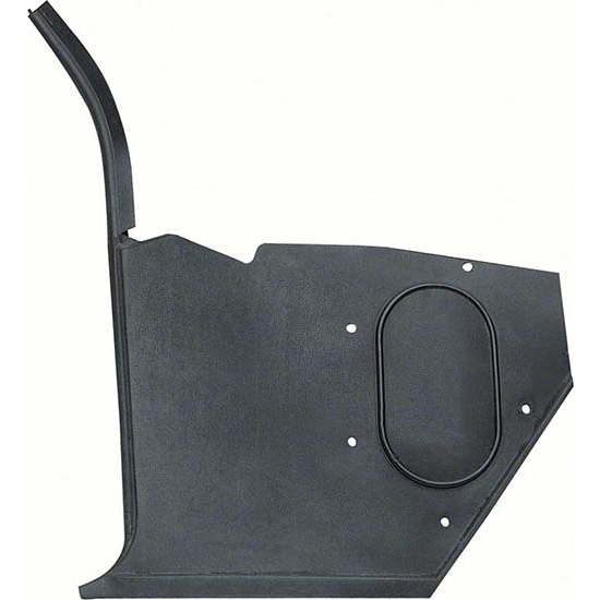 OER 7664685 Kick Panel w/ AC, Black, LH, 196768 Camaro/Firebird