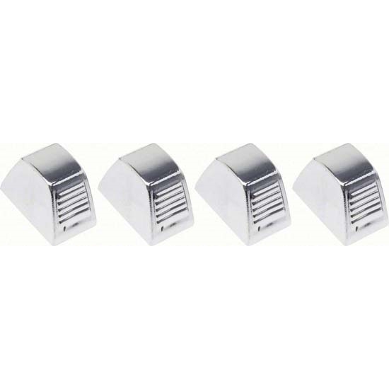 OER K408 Heater Control Knobs for 196781 Camaro, Chrome
