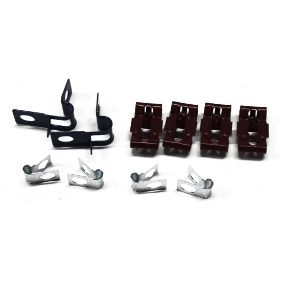 Right Stuff FCS001 10Piece Brake Line Retainer Clip Set, Camaro