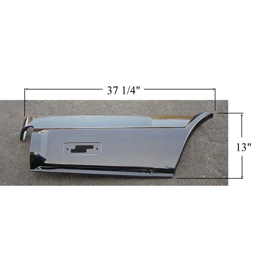 Sherman 71060R RH Lower Quarter Patch Panel,7887 El Camino/Caballero