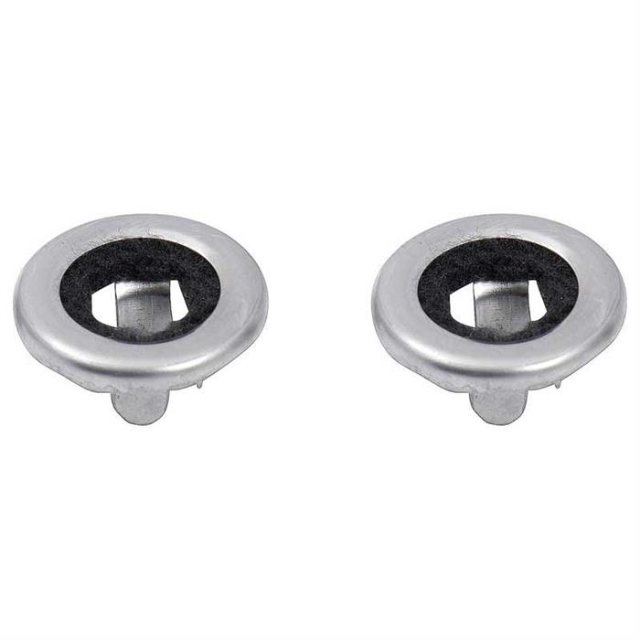OER 7729591 196872 OEM Style Door Lock Knob Ferrules, Pair