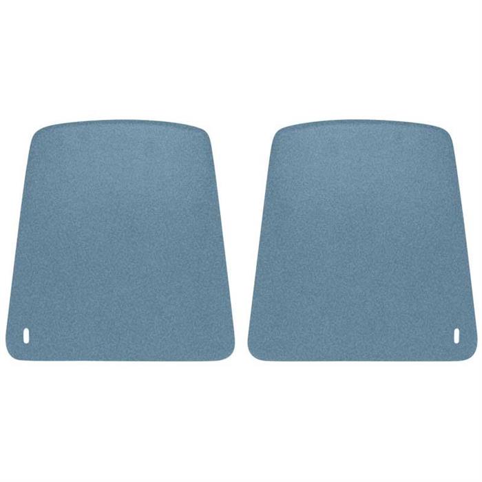 OER K1073 1967 Camaro Light Blue Bucket Seat Back Panels