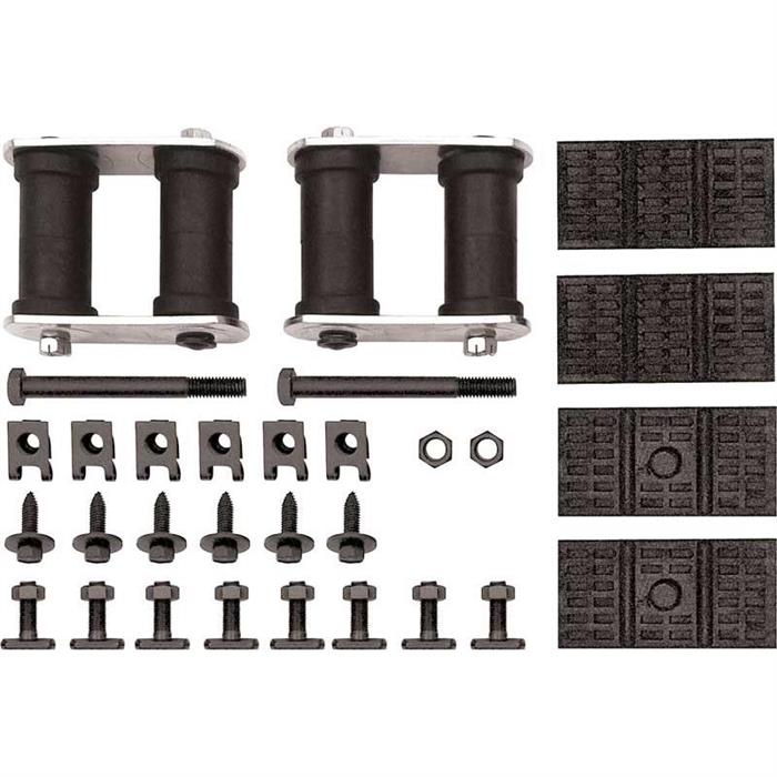 ino la design コイルスプリング 4本セット OER R360 1967-79 GM Rear Leaf Spring Installation Kit, Mono Leaf