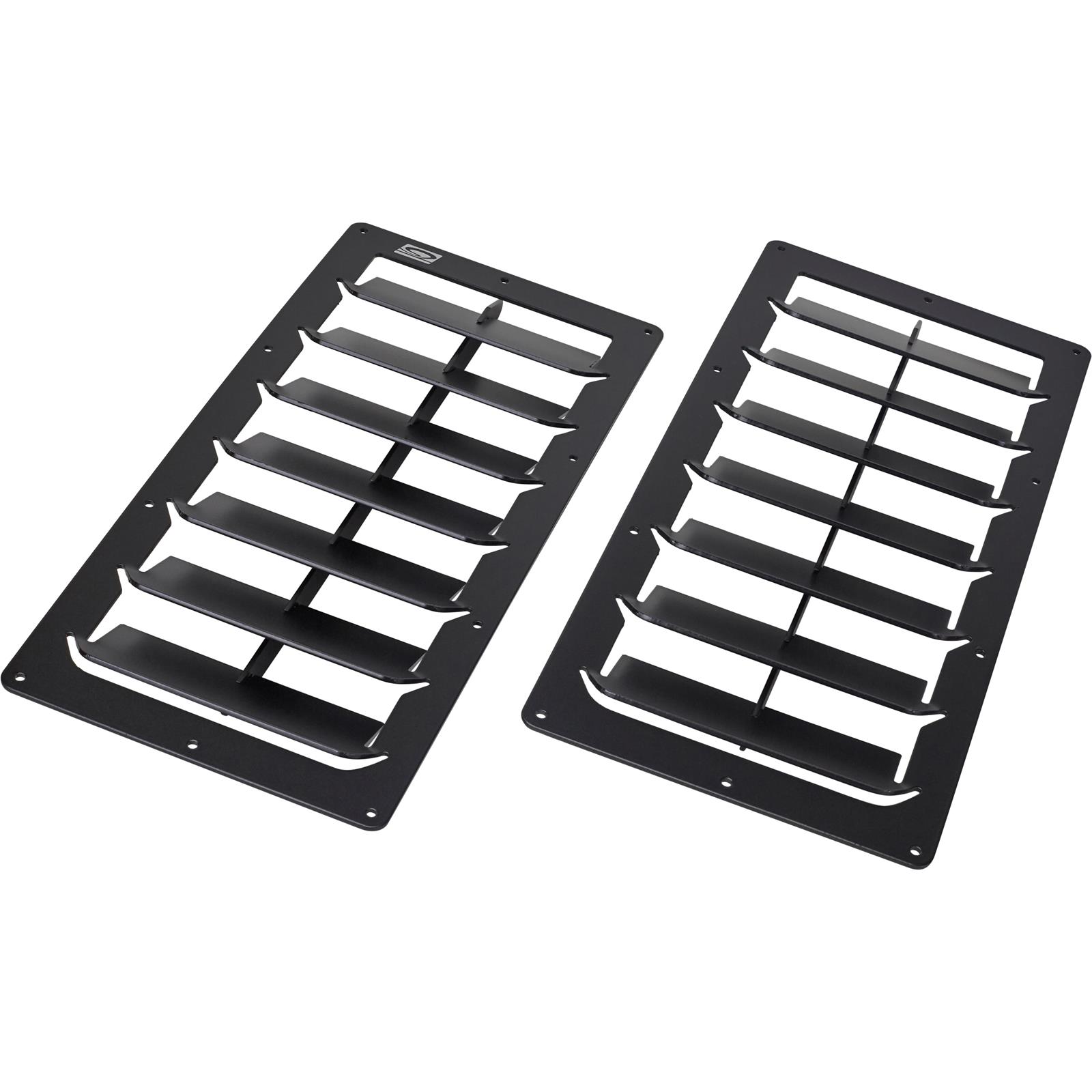 Trackspec U5512SHLB Large Rectangular Universal Hood Louvers
