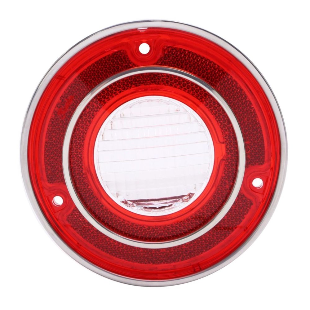 Trim Parts A5810 1971-1973 Corvette Late Back Up Light Lens, Each