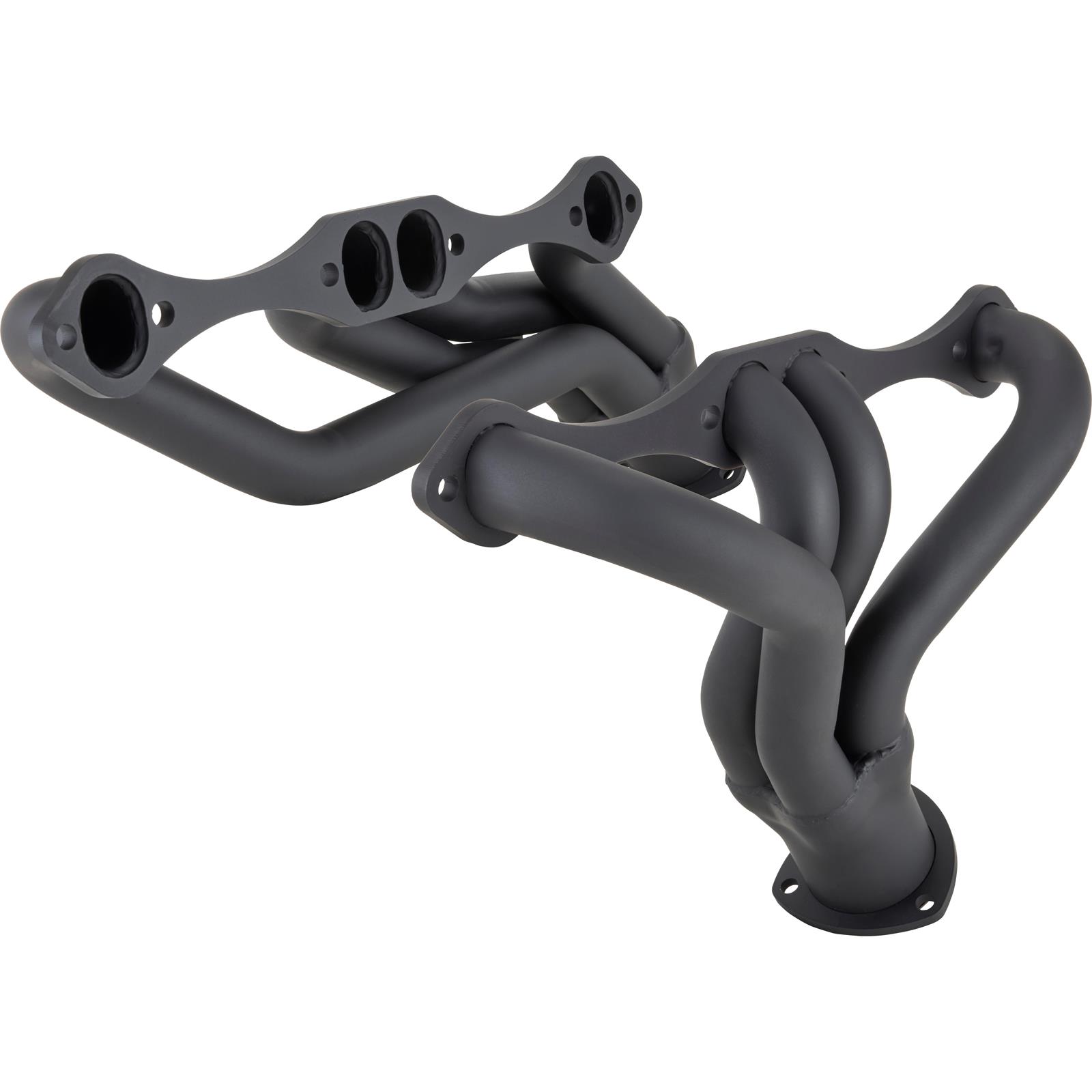 1969-87 GM A/F/G Body SBC Shorty Headers, Manual Trans, Black