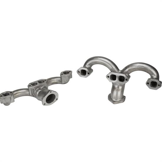 TruRam® SBC Exhaust Manifolds, Unpolished Stainless