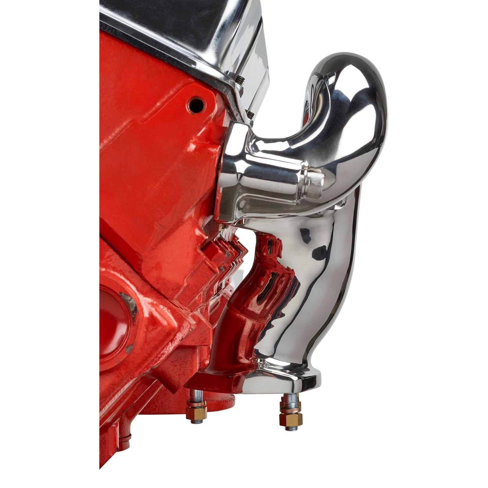 TruRam® SBC Exhaust Manifolds, Polished Stainless