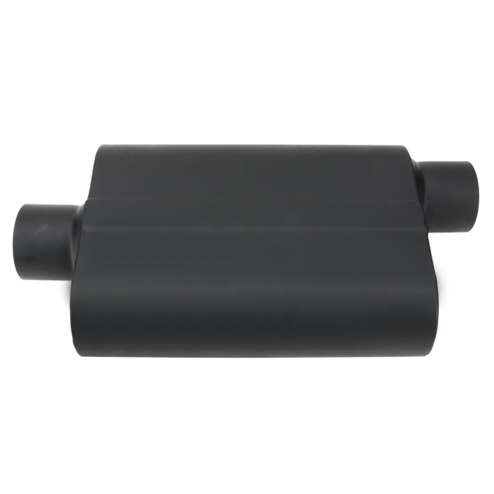 Speedway Welded Chamber Muffler, 3 Inch, Offset Inlet/Center Outlet