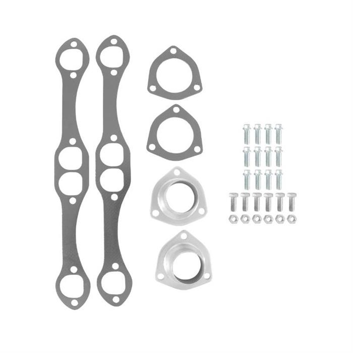 Hooker 2301HKR Block Hugger Headers for ZZ4 Crate Motor, Ceramic Coat