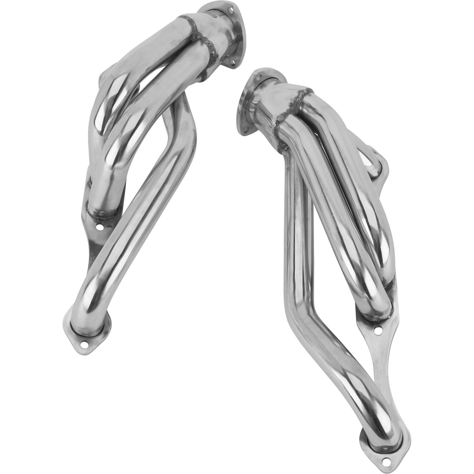 1955-57 Chevy Chassis Headers for Rack and Pinion, Stainless