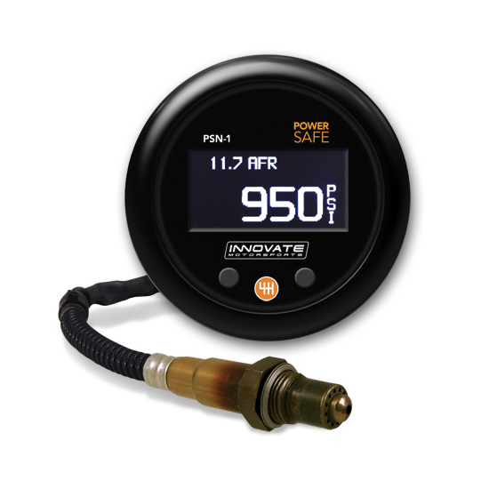 3893 Digital Gauge PSN-1 PowerSafe Nitrous Bottle Pressure & Wideband O2 Multifunction Kit