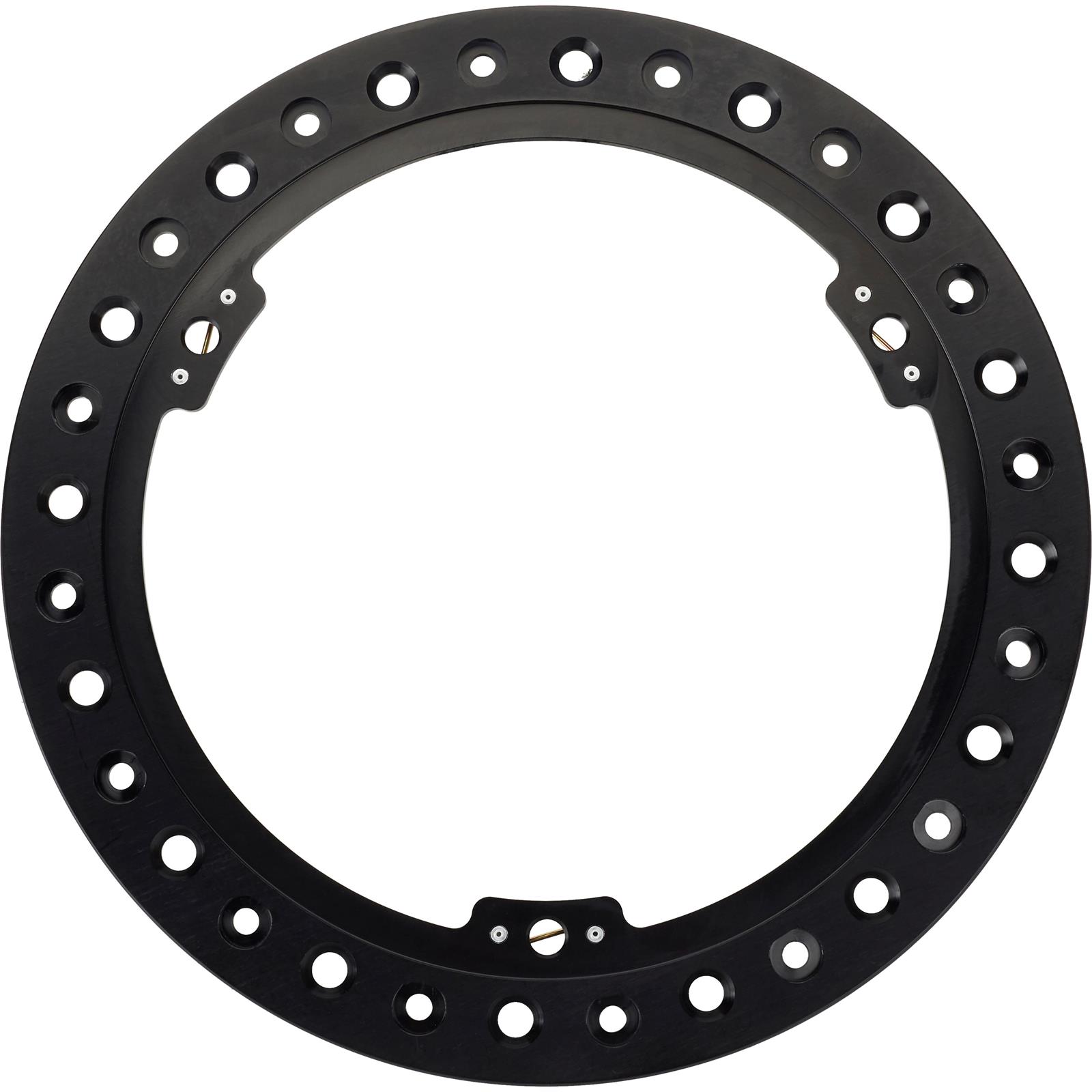Sander S157020B 15 In. Sprint Wheel Beadlock Ring, Black