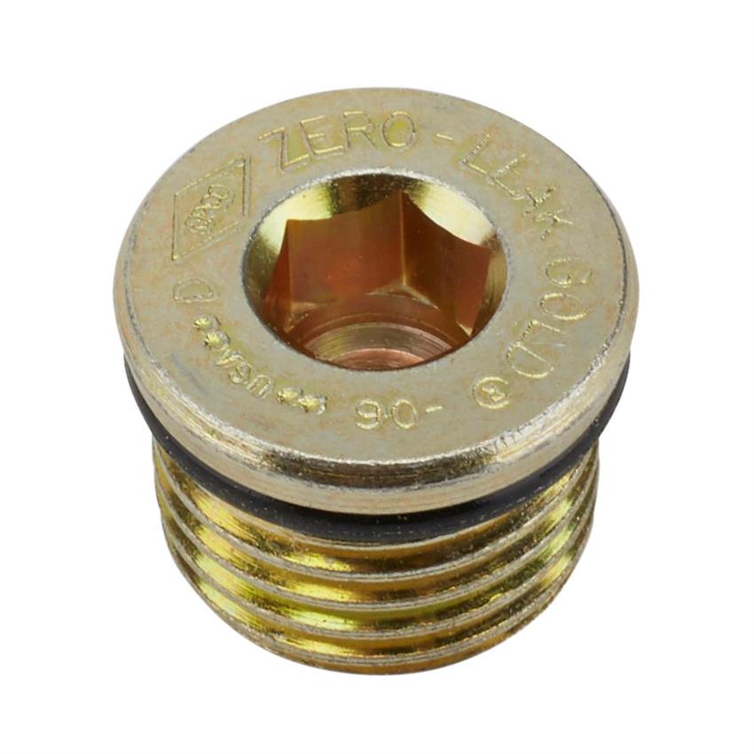ZeroLeak Steel 6 AN ORing Plug