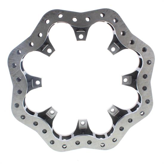 Cast Iron Drilled Scalloped Brake Rotor 11.75 x 1.25