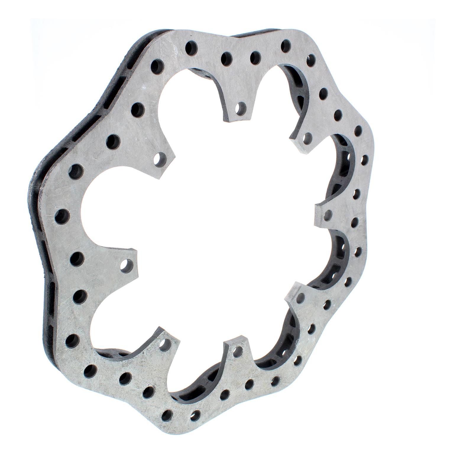 Cast Iron Drilled Scalloped Brake Rotor, 11.75 x .810 Inch
