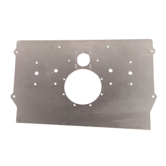 EMi Schnee® Sprint Car Raised Rail Chassis Rear Motorplate
