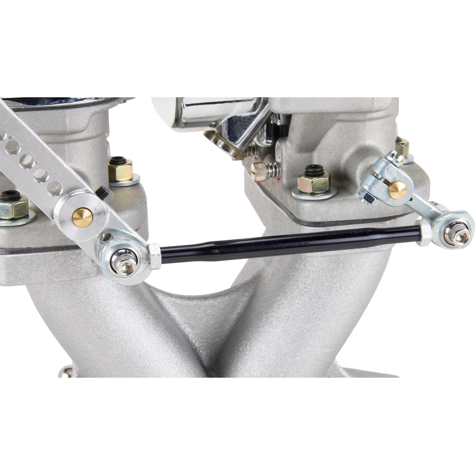 Black Aluminum 3/16 10-32 Throttle Linkage Swedged Tube, 7.5 In.