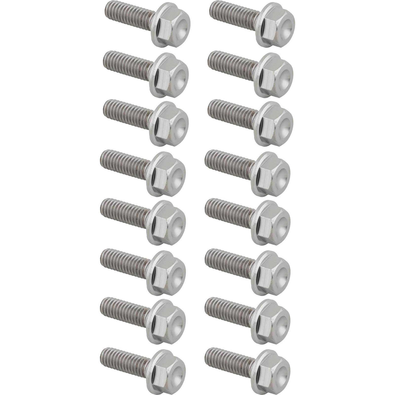 Beadlock Titanium Flange Bolt Set, 16, 5/1618 x 1 Inch