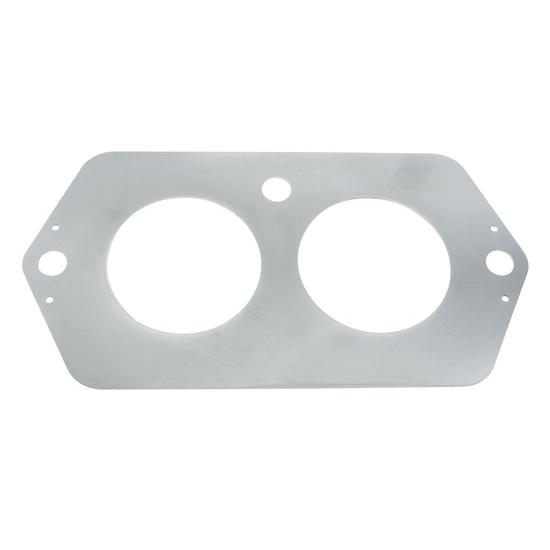 HRP HRP8361 Aluminum Sprint Car 2Gauge Panel, 25/8 Inch Gauges