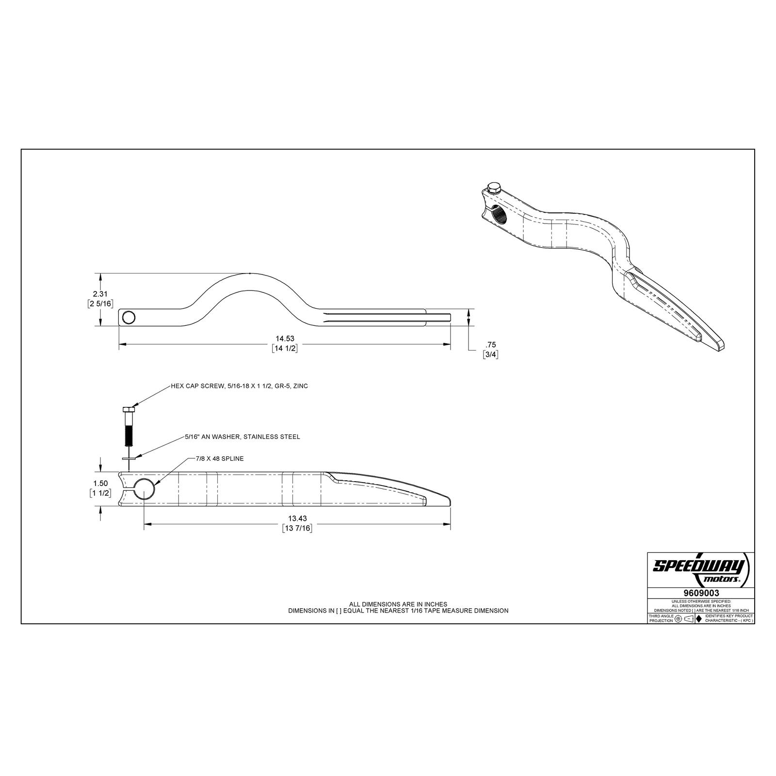 EMi Stallard® Offset Micro Sprint LF Torsion Arm