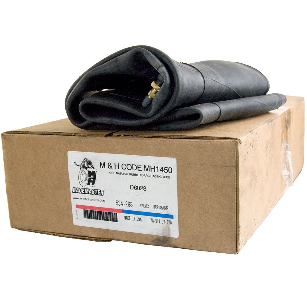 M&H Racemaster MH1450 Drag Race Rubber Tire Inner Tube, Large