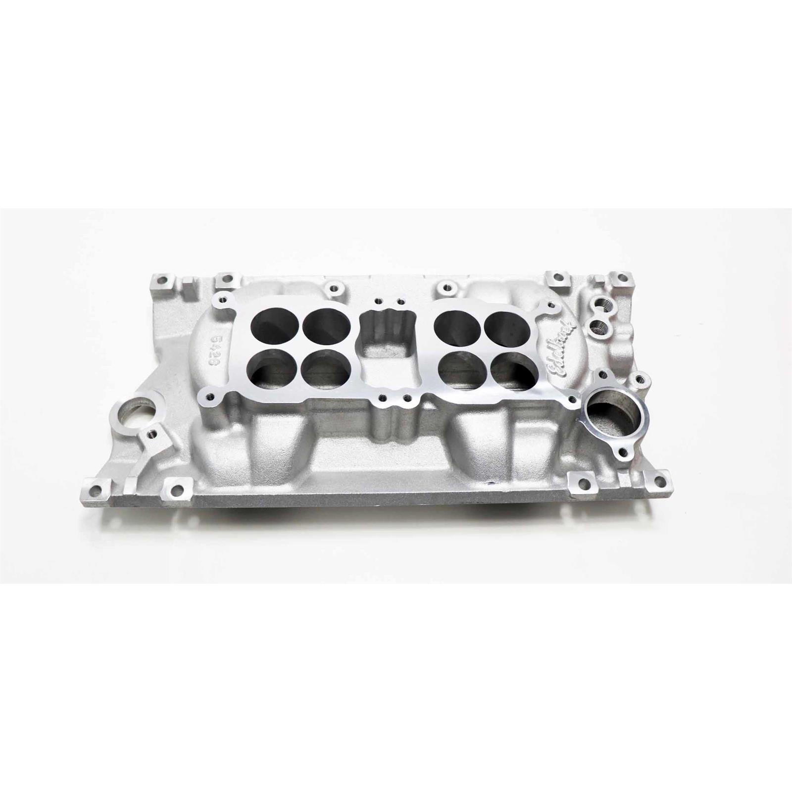 Quad Intake Edelbrock 5426 Small Block Chevy Vortec Dual Quad Intake Manifold