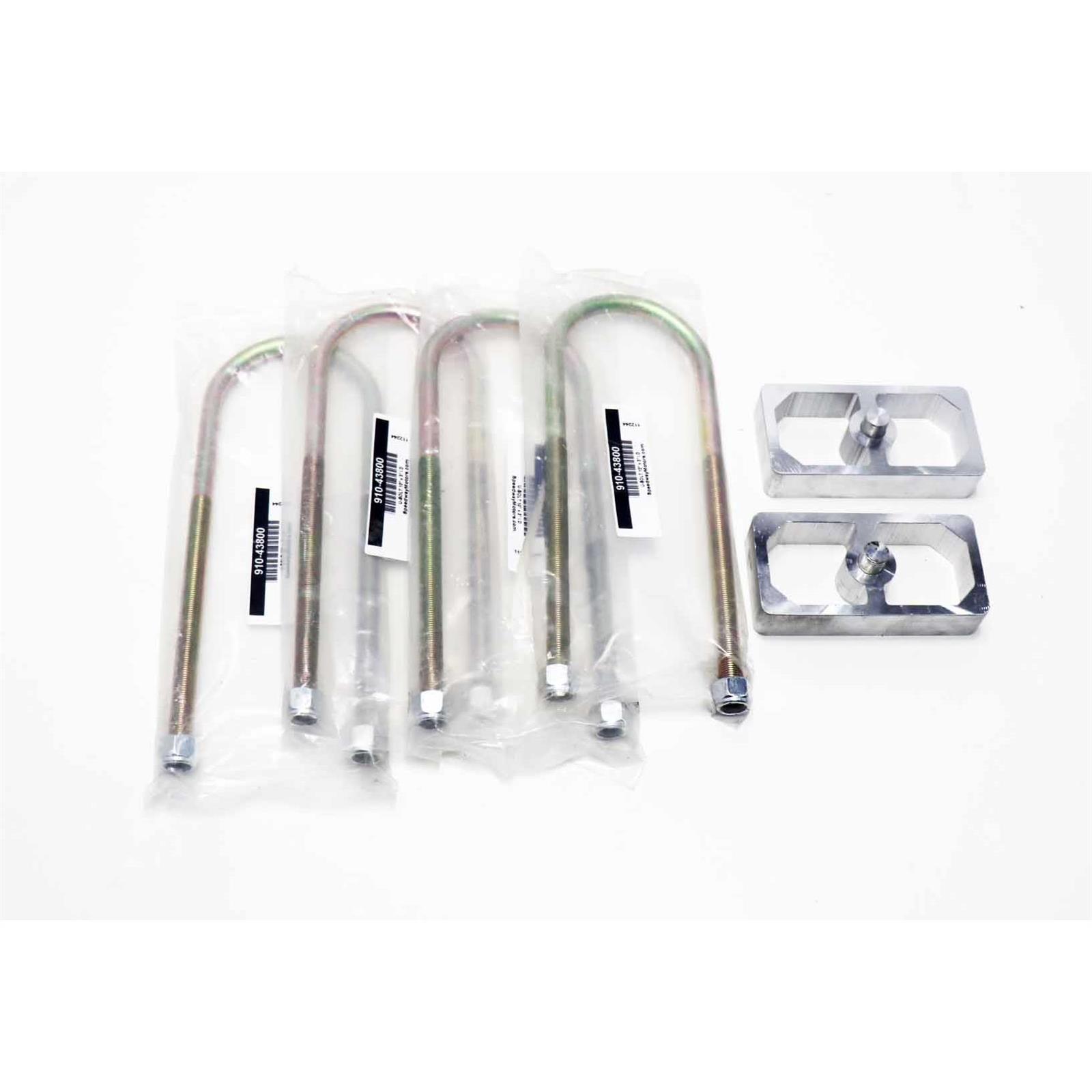 Speedway Universal Leaf Spring Lowering Block Kit, 1 Inch