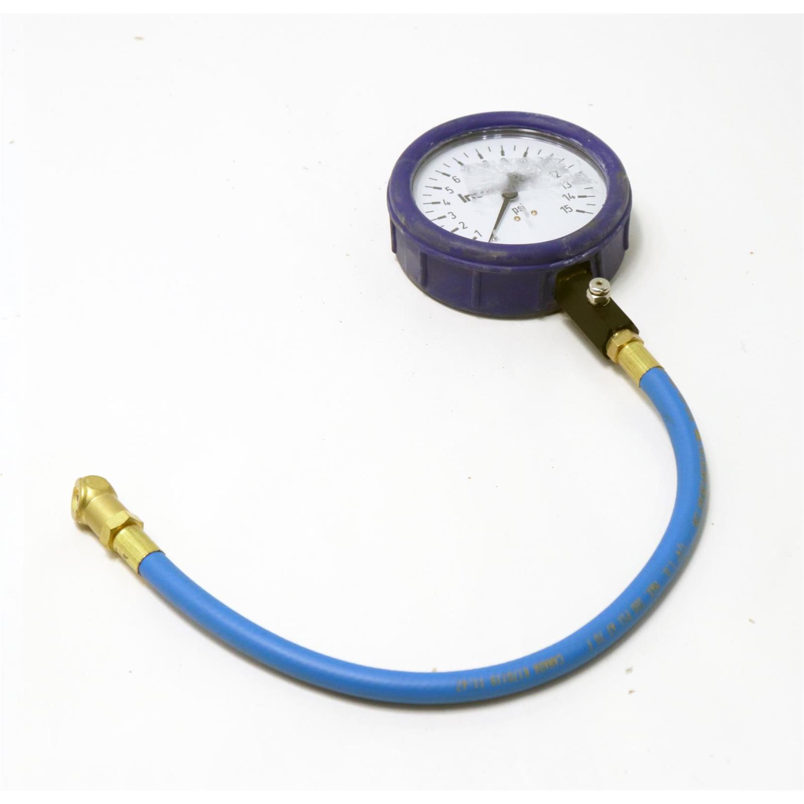 360059 4" GlowInTheDark Tire Pressure Gauge, 30 PSI